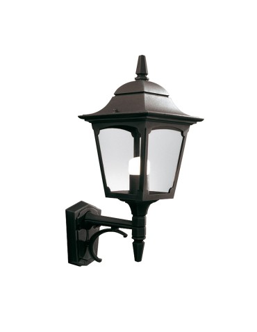 Elstead CHAPEL Wall lamp E27 1x100W IP44 Black CP1-BLACK