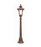 Standing garden lamps - Elstead CHICAGO Outdoor Standing E27 1x100W IP44 Brown CC4-S - product 1