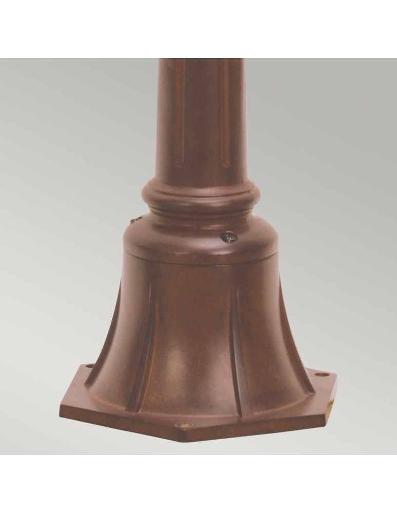 Standing garden lamps - Elstead CHICAGO Outdoor Standing E27 1x100W IP44 Brown CC4-S - product kolory-swiatla.pl 4