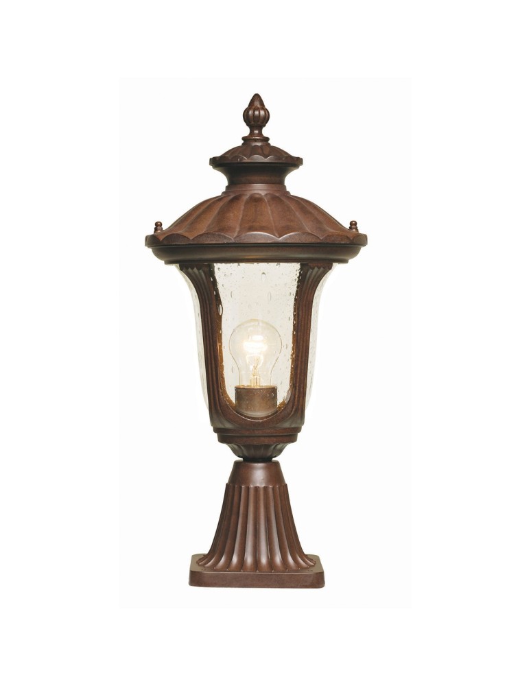 Standing garden lamps - Elstead CHICAGO Outdoor Standing E27 1x100W IP44 Brown CC3-S. - product kolory-swiatla.pl 1
