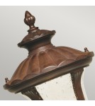 Standing garden lamps - Elstead CHICAGO Outdoor Standing E27 1x100W IP44 Brown CC3-S. - product 2