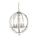 Chandeliers - Elstead CASSIE Chandelier E14+E27 6x60W+1x60W Nickel CASSIE7. - product 1