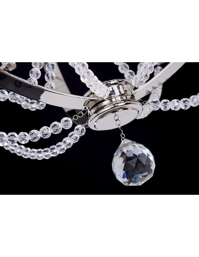 Chandeliers - Elstead CASSIE Chandelier E14+E27 6x60W+1x60W Nickel CASSIE7. - product kolory-swiatla.pl 2