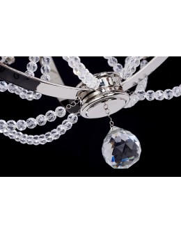 Elstead CASSIE Żyrandol E14+E27 6x60W+1x60W Nikiel CASSIE7 - produkt 2