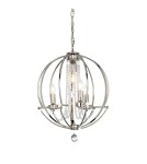 Chandeliers - Elstead CASSIE Chandelier E14+E27 3x60W+1x60W Nickel CASSIE4. - product 1