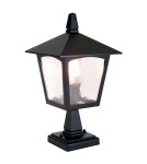Standing garden lamps - Elstead YORK Outdoor Standing E27 1x100W IP43 Black BL7-BLACK - product 1