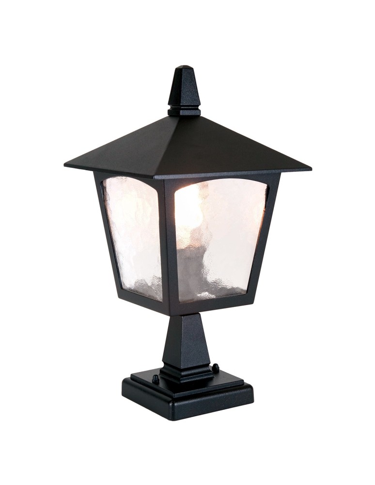 Standing garden lamps - Elstead YORK Outdoor Standing E27 1x100W IP43 Black BL7-BLACK - product kolory-swiatla.pl 1