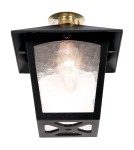 Outdoor ceiling lamps - Elstead YORK Plafond BC 1x60W IP20 Black BL6C-BLACK - product 1