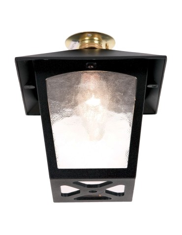 Elstead YORK Plafond BC 1x60W IP20 Black BL6C-BLACK