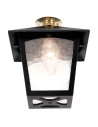 Elstead YORK Plafond BC 1x60W IP20 Black BL6C-BLACK