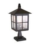 Standing garden lamps - Elstead WINCHESTER Outdoor Standing E27 1x100W IP43 Black BL25-BLACK - product 1