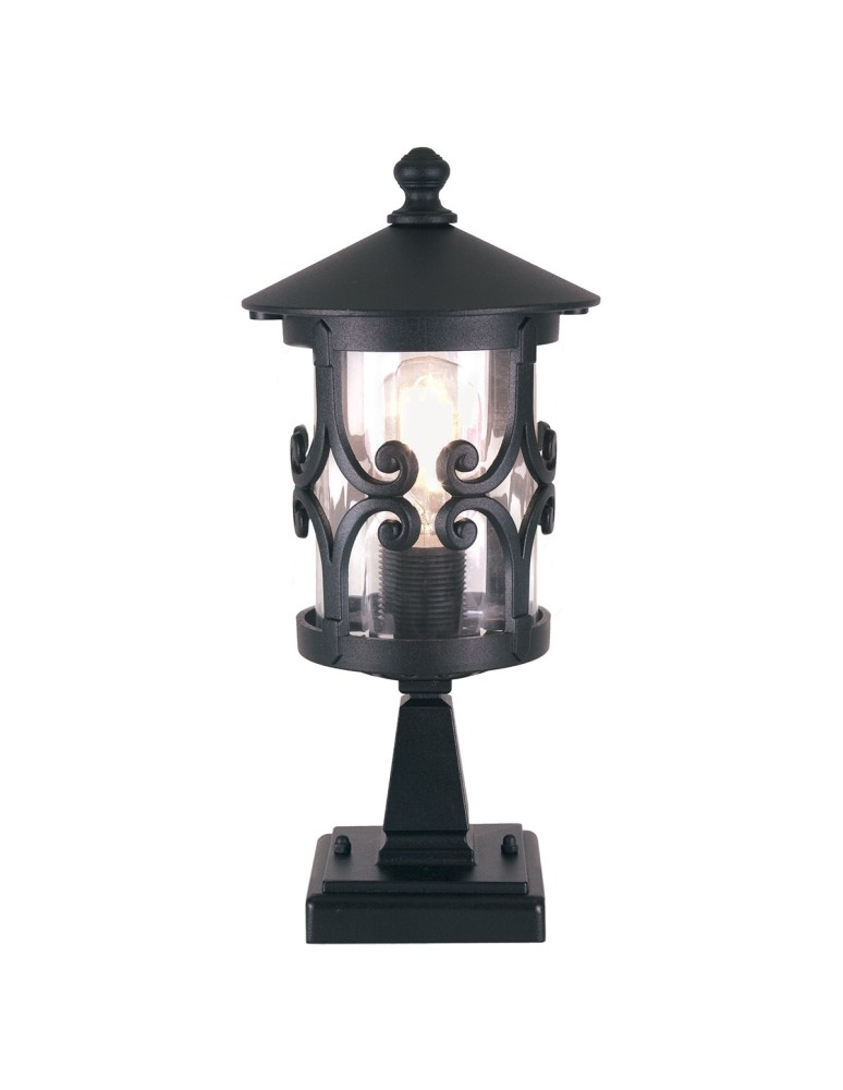 Standing garden lamps - Elstead HEREFORD Outdoor Standing E27 1x100W Black BL12-BLACK - product kolory-swiatla.pl 1