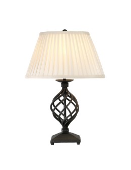 Elstead BELFRY E27 Table Lamp 1x60W Black BELFRY-TL