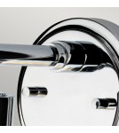 Bathroom wall lamps - Elstead MORVAH Wall lamp E27 1x60W IP44 Chrome BATH-MORVAH1-PC - product 2