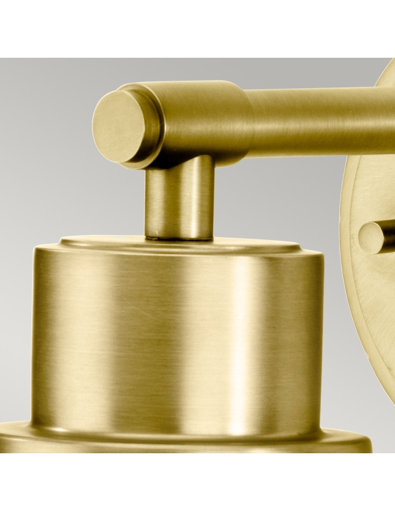 Bathroom wall lamps - Elstead MORVAH Wall lamp E27 1x60W IP44 Brass BATH-MORVAH1-BB - product kolory-swiatla.pl 3