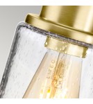 Bathroom wall lamps - Elstead MORVAH Wall lamp E27 1x60W IP44 Brass BATH-MORVAH1-BB - product 5