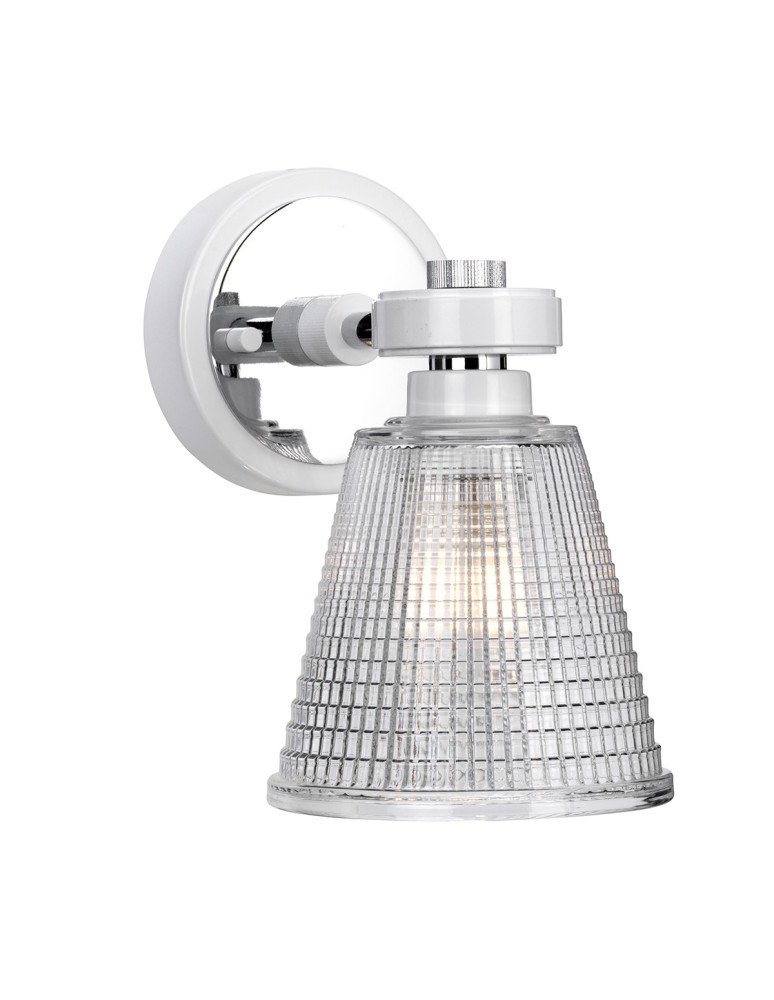 Bathroom wall lamps - Elstead GUNNISLAKE Wall lamp G9 1x3W IP44 White BATH-GUNNIS1-WPC - product kolory-swiatla.pl 1