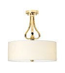 Pendant lamps - Elstead FALMOUTH Pendant G9 3x3W IP44 Gold BATH-FALMOUTH-SF-FG - product 1