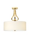 Elstead FALMOUTH Pendant G9 3x3W IP44 Gold BATH-FALMOUTH-SF-FG