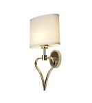 Wall lamps - Elstead FALMOUTH Wall lamp G9+ LED1x3W+1x1W Gold BATH-FALMOUTH-FG. - product 1