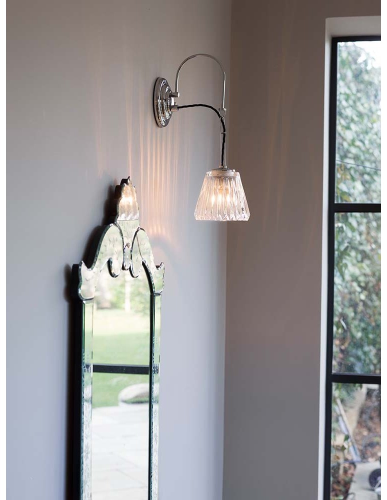 Bathroom wall lamps - Elstead DEMELZA Wall lamp G9 1x3W IP44 Brass BATH-DEMELZA-BB - product kolory-swiatla.pl 2