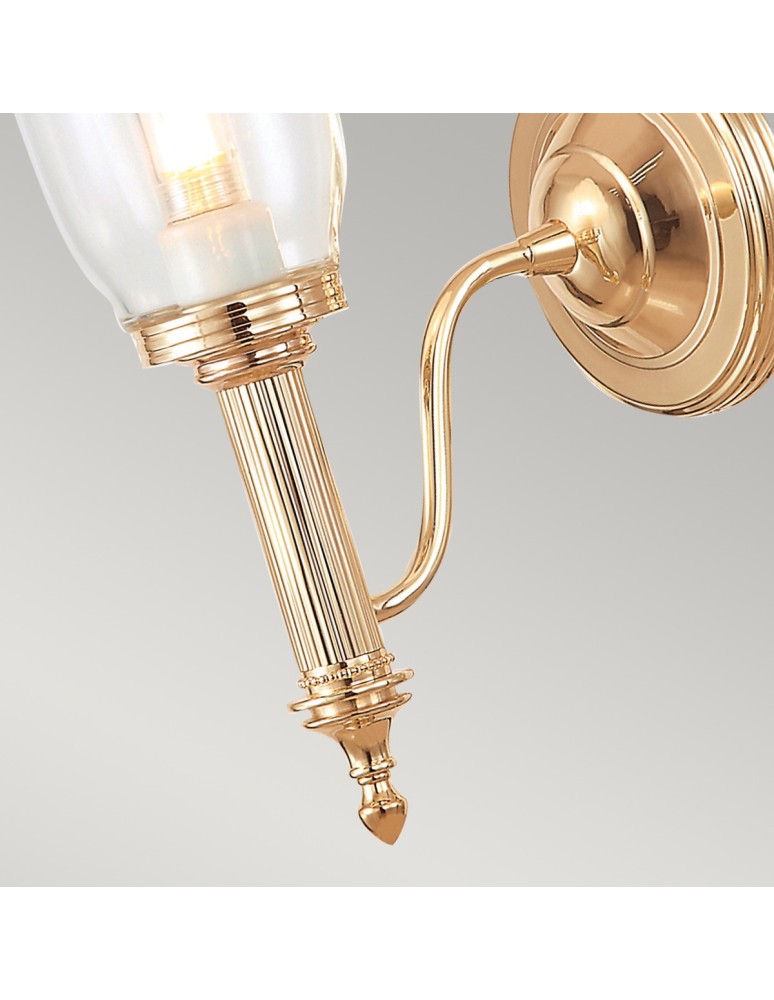 Bathroom wall lamps - Elstead CARROLL Wall lamp G9 1x3.5W IP44 Pink Gold BATH-CARROLL2-RG - product kolory-swiatla.pl 2