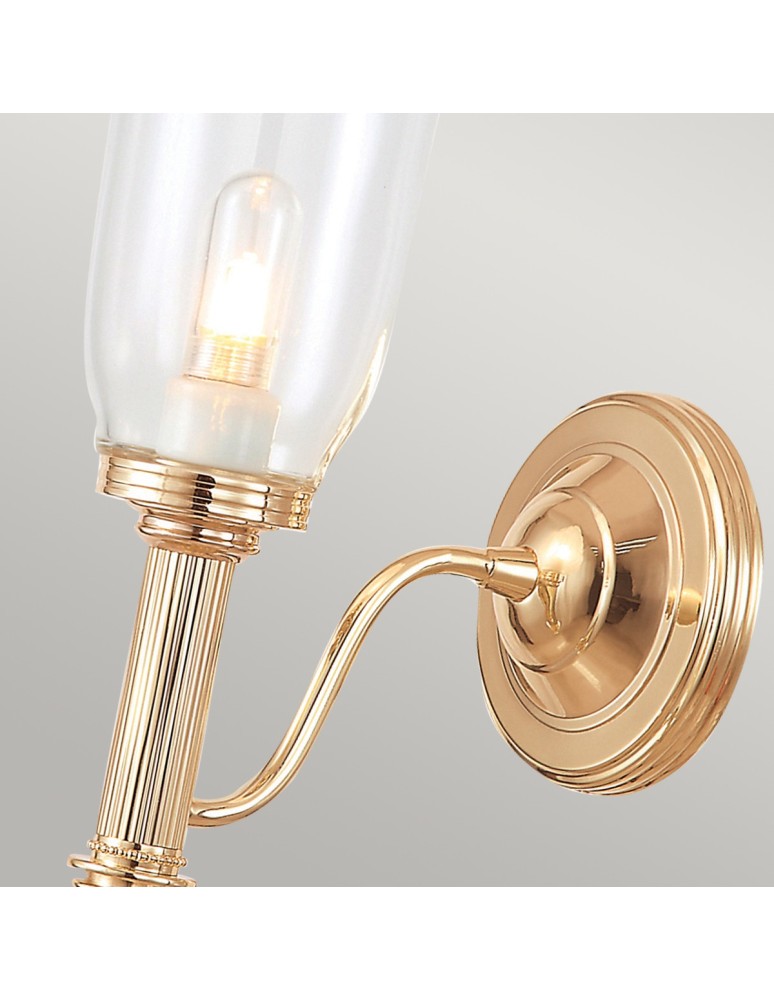 Bathroom wall lamps - Elstead CARROLL Wall lamp G9 1x3.5W IP44 Pink Gold BATH-CARROLL2-RG - product kolory-swiatla.pl 3