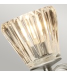Bathroom wall lamps - Elstead AGATHA Wall lamp G9+ LED1x3W+1x1W IP44 Nickel BATH-AGATHA-BN - product 2