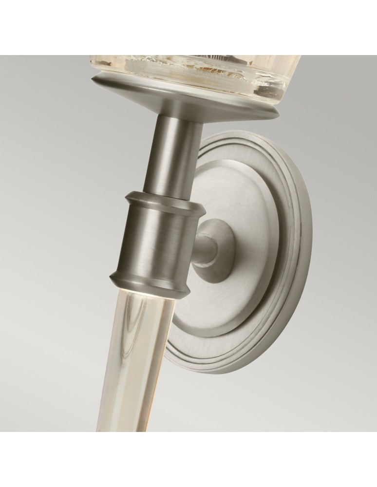 Bathroom wall lamps - Elstead AGATHA Wall lamp G9+ LED1x3W+1x1W IP44 Nickel BATH-AGATHA-BN - product kolory-swiatla.pl 3