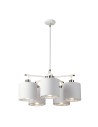Elstead BALANCE E27 5x40W White/Nickel Chandelier BALANCE5-WPN