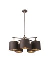 Elstead BALANCE Żyrandol E27 5x40W Brązowy/Mosiądz BALANCE5-BRPB