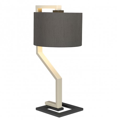 Elstead AXIOS Lampa Stołowa E27 1x60W Kremowy/Grafitowy AXIOS-TL-GREY