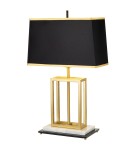 Table lamps with lampshade - Elstead ATLAS Table Lamp E27 1x60W Brass ATLAS-TL - product 1