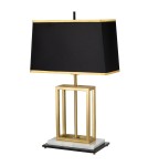 Table lamps with lampshade - Elstead ATLAS Table Lamp E27 1x60W Brass ATLAS-TL - product 2