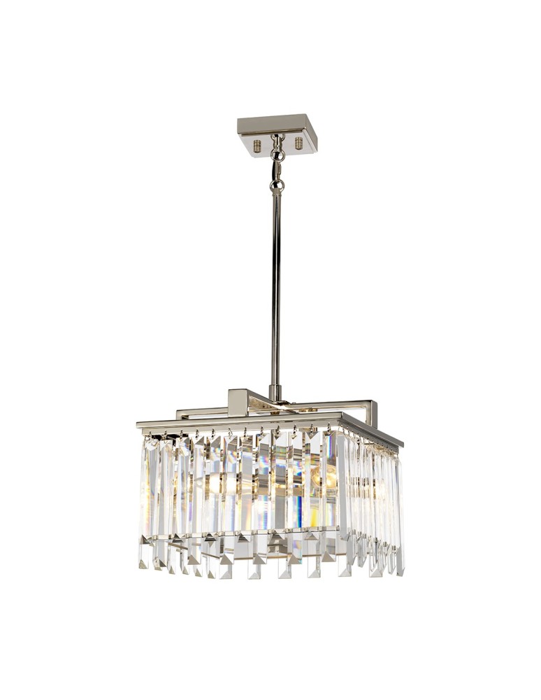 Chandeliers - Elstead ARIES 4x40W Niekiel E14 Chandelier ARIES-4P-S - product kolory-swiatla.pl 1