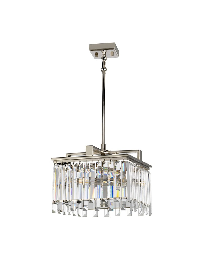 Chandeliers - Elstead ARIES 4x40W Niekiel E14 Chandelier ARIES-4P-S - product kolory-swiatla.pl 2