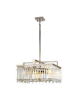 Elstead ARIES Żyrandol E27 4x60W Niekiel ARIES-4P-L