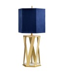 Table lamps with lampshade - Elstead APOLLO Table Lamp E27 1x60W Brass APOLLO-TL. - product 2