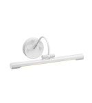 Wall lamps over a painting - Elstead ALTON LED Picture Lighting 1x6W White ALTON-PL-S-WHT - product 1