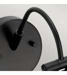 Wall lamps over a painting - Elstead ALTON LED Picture Lighting 1x6W Black ALTON-PL-S-BLK - product 2