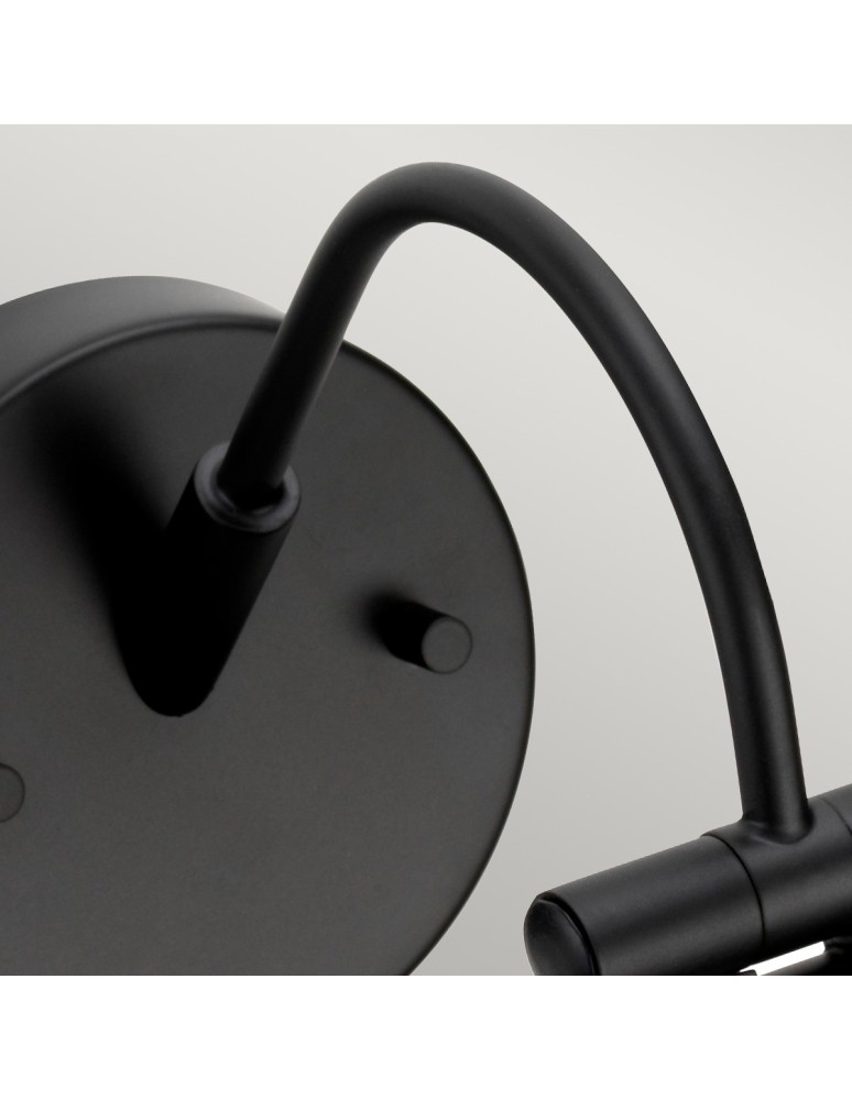 Wall lamps over a painting - Elstead ALTON LED Picture Lighting 1x6W Black ALTON-PL-S-BLK - product kolory-swiatla.pl 2