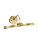 Wall lamps over a painting - Elstead ALTON LED Picture Lighting 1x6W Brass ALTON-PL-S-BB - product 1