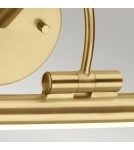 Wall lamps over a painting - Elstead ALTON LED Picture Lighting 1x6W Brass ALTON-PL-S-BB - product 3