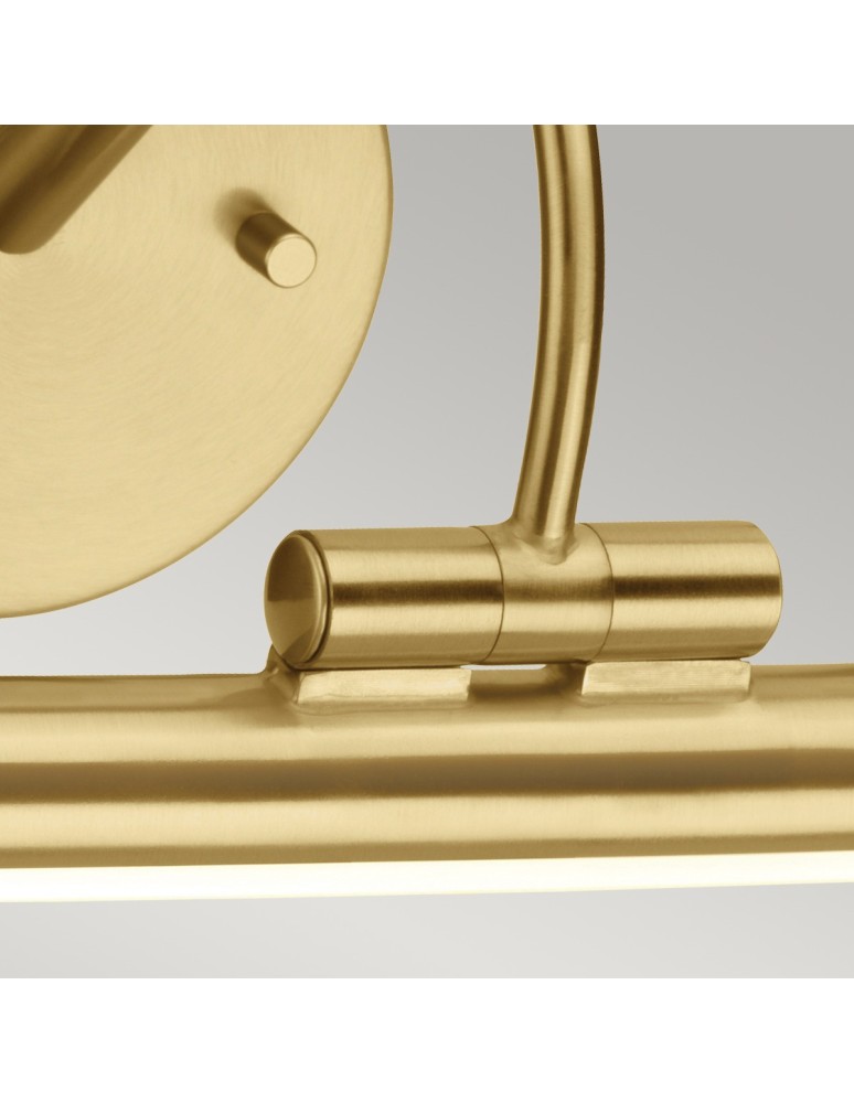 Wall lamps over a painting - Elstead ALTON LED Picture Lighting 1x6W Brass ALTON-PL-S-BB - product kolory-swiatla.pl 3