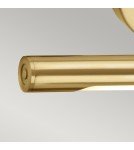 Wall lamps over a painting - Elstead ALTON LED Picture Lighting 1x6W Brass ALTON-PL-S-BB - product 4
