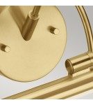 Wall lamps over a painting - Elstead ALTON LED Picture Lighting 1x10W Brass ALTON-PL-L-BB - product 2