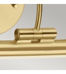 Wall lamps over a painting - Elstead ALTON LED Picture Lighting 1x10W Brass ALTON-PL-L-BB - product 3
