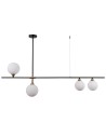 Italux Belmonte 4xG9 Pendant Black Brass PND-9152-4-OPAL