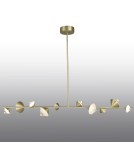 LED pendant lamps - Step into Design CONE LED pendant lamp gold 130 cm   - product 2