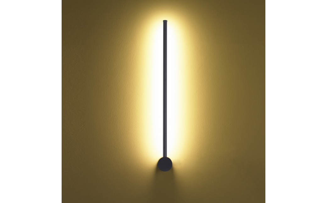 Step into Design Lampa ścienna SPARO czarna 60 cm 